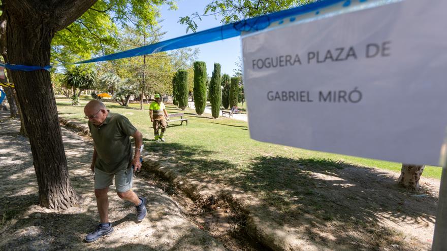 El parque Lo Morant, patas arriba por unas obras dejadas a medias