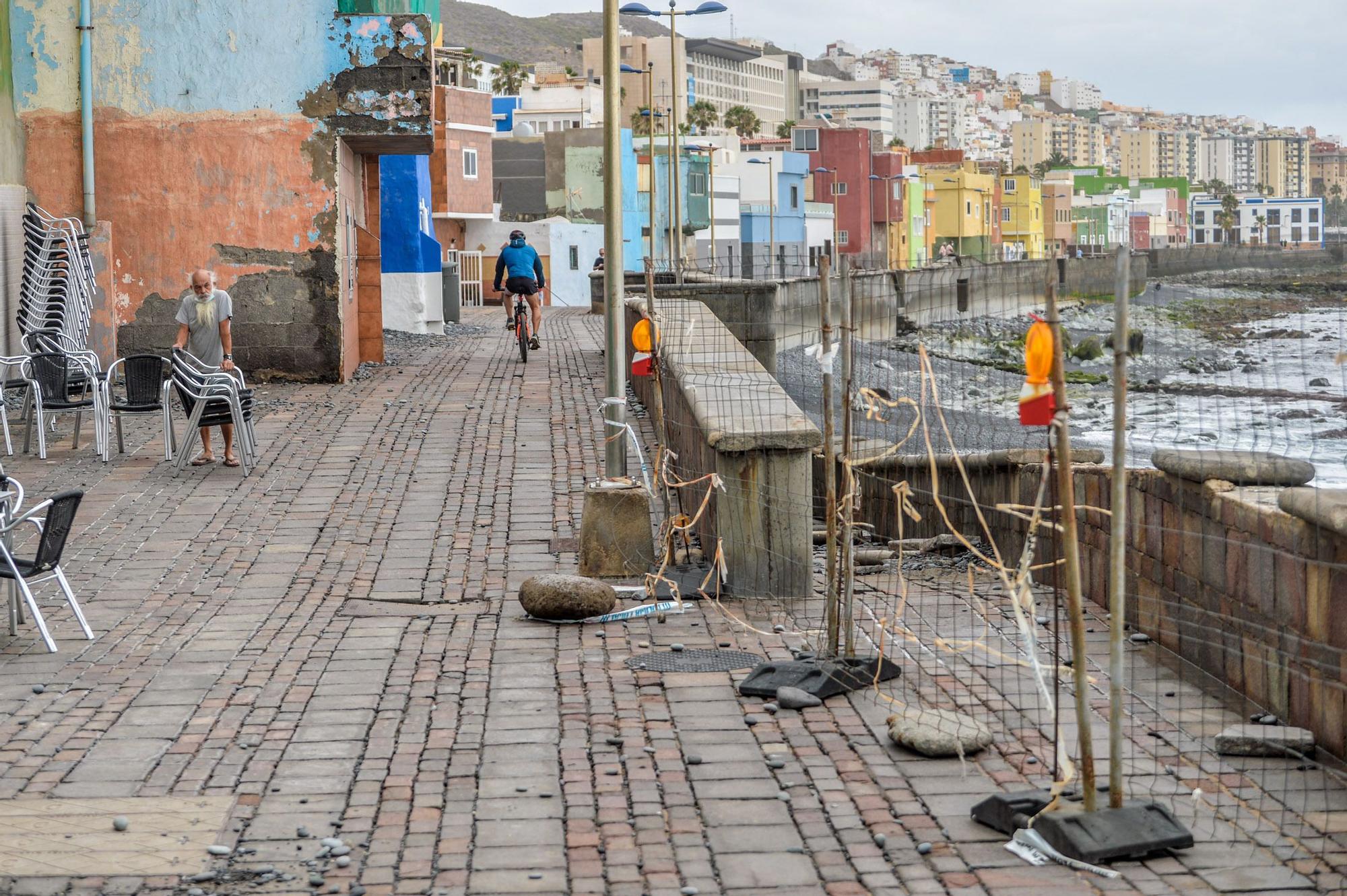 El barrio de San Cristóbal tras el temporal