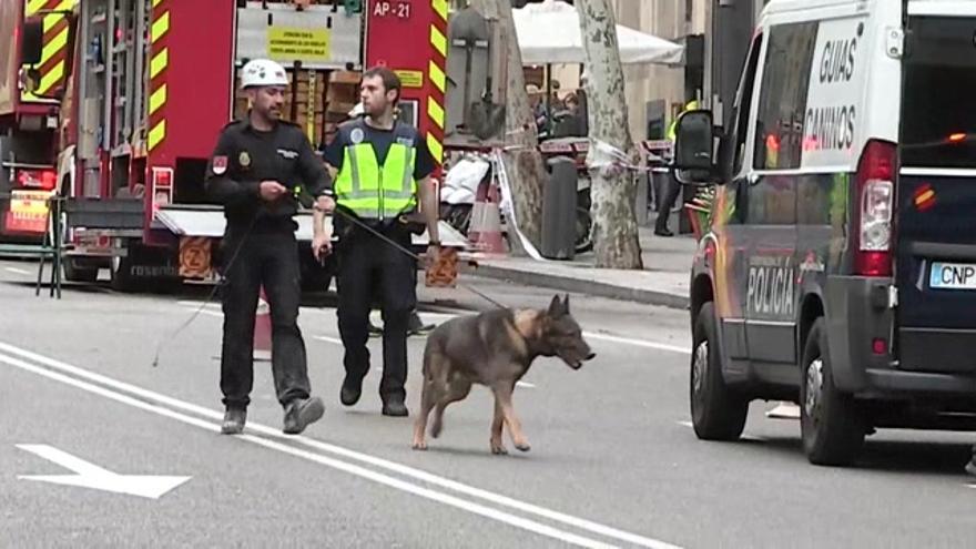 Buscan a dos obreros desaparecidos tras un derrumbe en Madrid