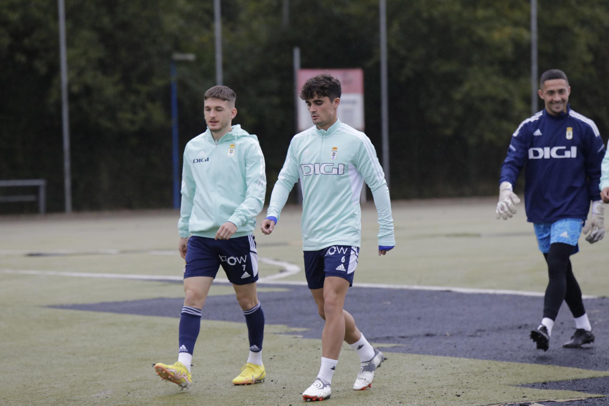 EN IMÁGENES: el entrenamiento del Oviedo