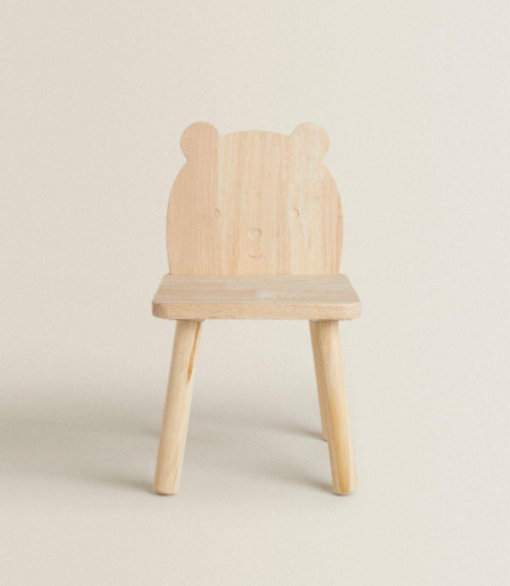 Silla de madera infantil de Zara Home