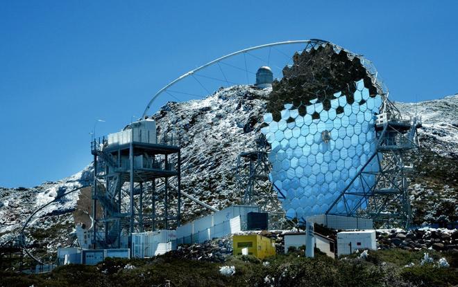 Telescopio en el Roque de los Muchachos, La Palma