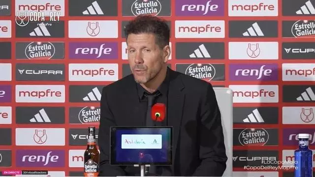 Diego Simeone: "El equipo dio absolutamente todo lo que tenía"