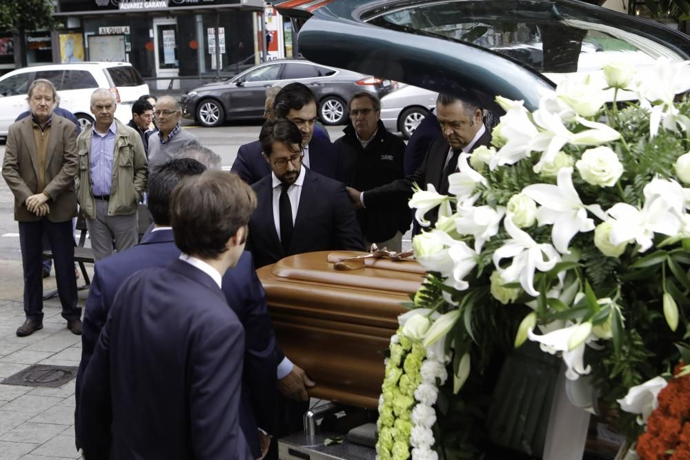 Funeral por Guillermo Quirós Pintado, expresidente de la Cámara de Comercio de Gijón