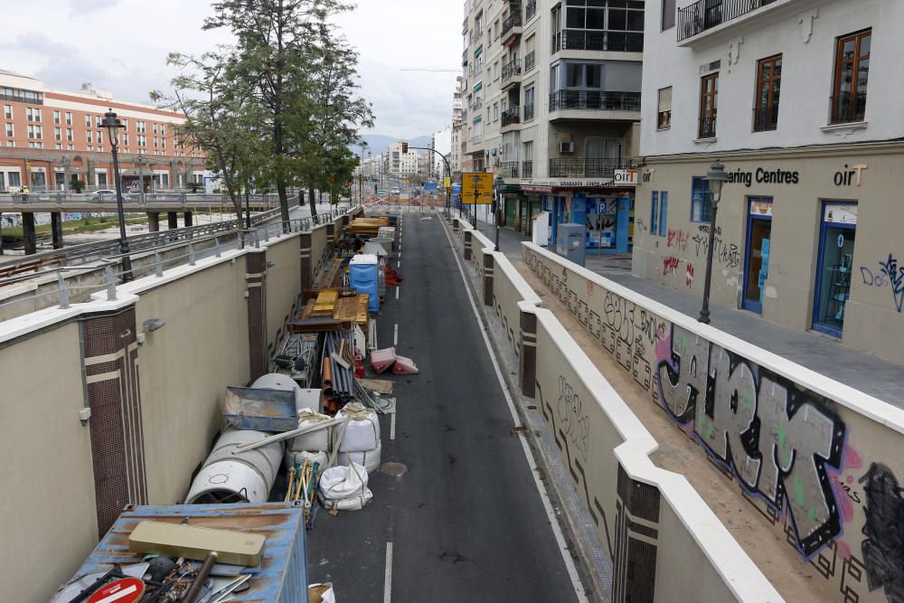 Obras paradas en Málaga