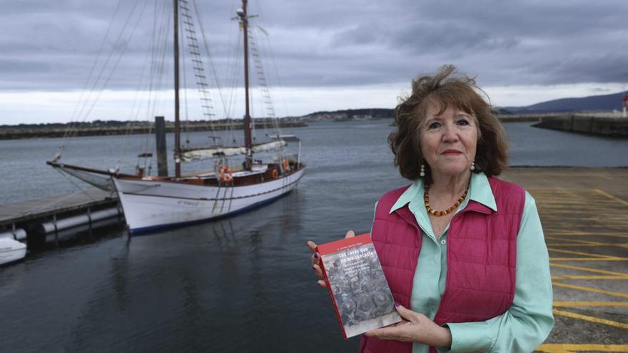 Elvira Sánchez Pérez, ayer en el puerto de Vilanova.