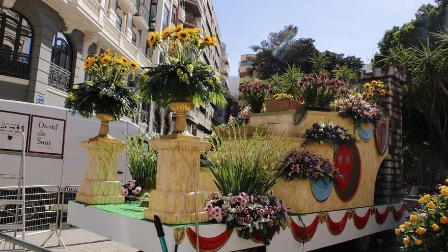 Estas son las carrozas que podrás ver esta tarde en el desfile de la Batalla de las Flores