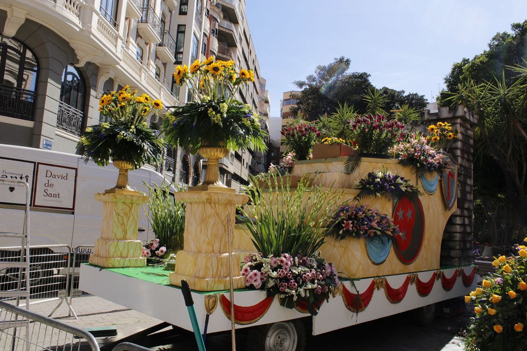 Estas son las carrozas que podrás ver esta tarde en el desfile de la Batalla de las Flores