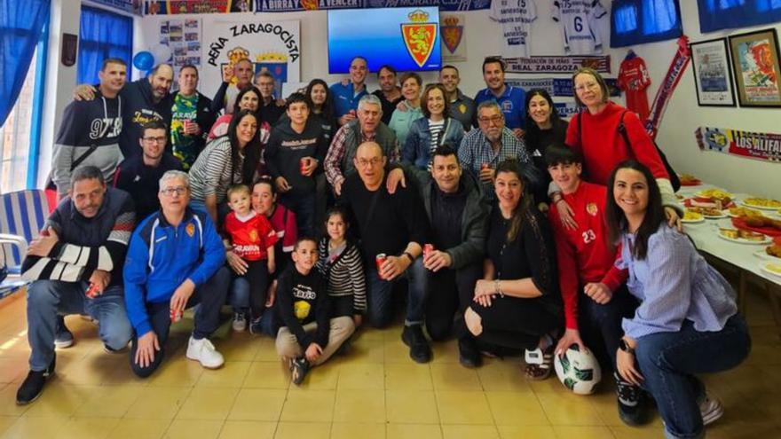 Peña zaragocista de Morata de Jalón. | SERVICIO ESPECIAL