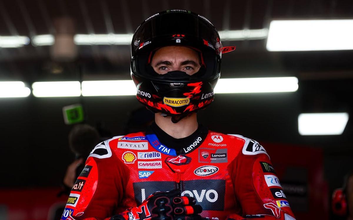 Pecco Bagnaia no levanta cabeza