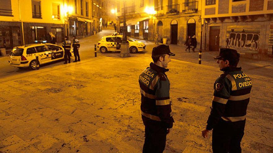 Ocho detenidos en el dispositivo antibotellón de Oviedo