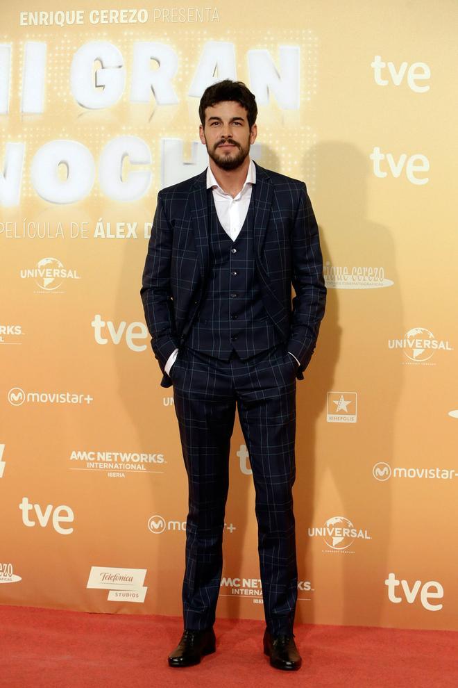 Mario Casas en el estreno de 'Mi gran noche'