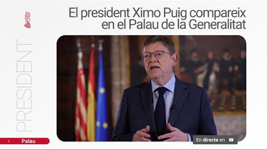 Así ha anunciado Ximo Puig la profunda renovación del Consell