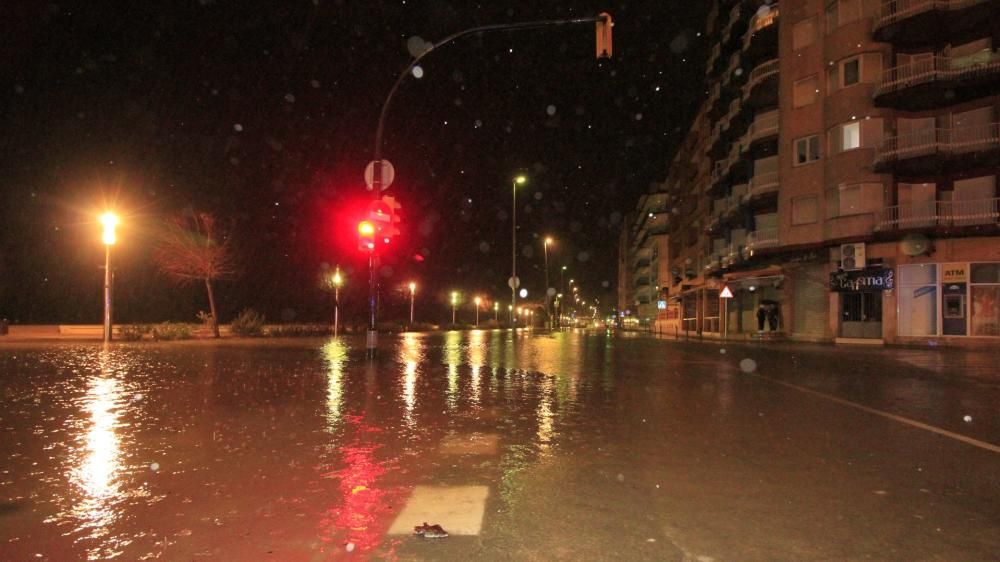 Efectes del temporal a Blanes