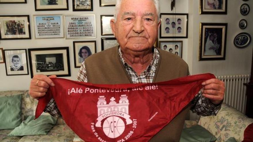 Muere Evaristo Estévez, socio número uno del Pontevedra