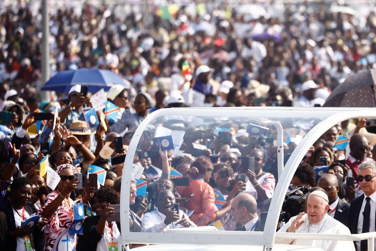 La visita del papa Francisco en el Congo