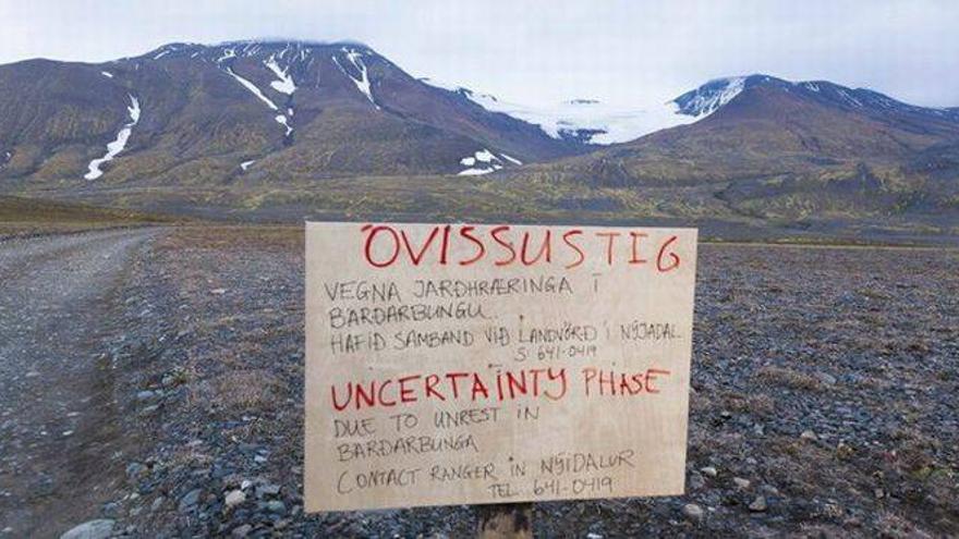 Islandia rebaja el nivel de alerta para aviación por el volcán Bárdarbunga