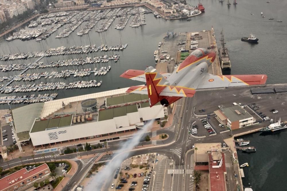 Alicante, a vista de la patrulla Águila