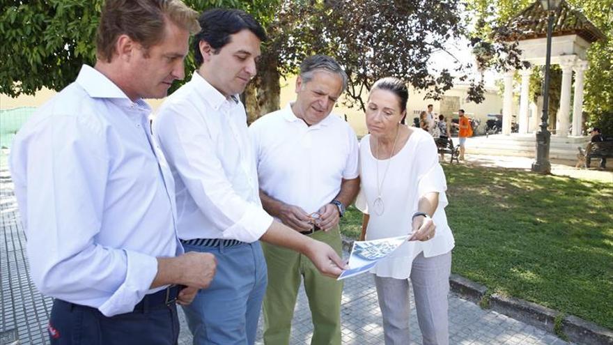 El PP recupera el proyecto de zona ajardinada en la Biblioteca Provincial