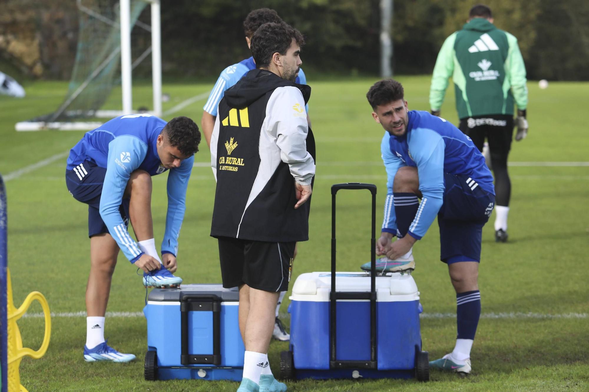 EN IMÁGENES: el entrenamiento del Oviedo