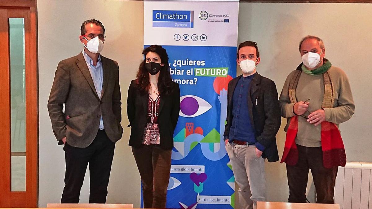 Acto de presentación de “Climathon 2020” en la Fundación Afonso Henriques