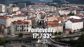 El tiempo en Pontevedra: previsión meteorológica para hoy, viernes 8 de agosto