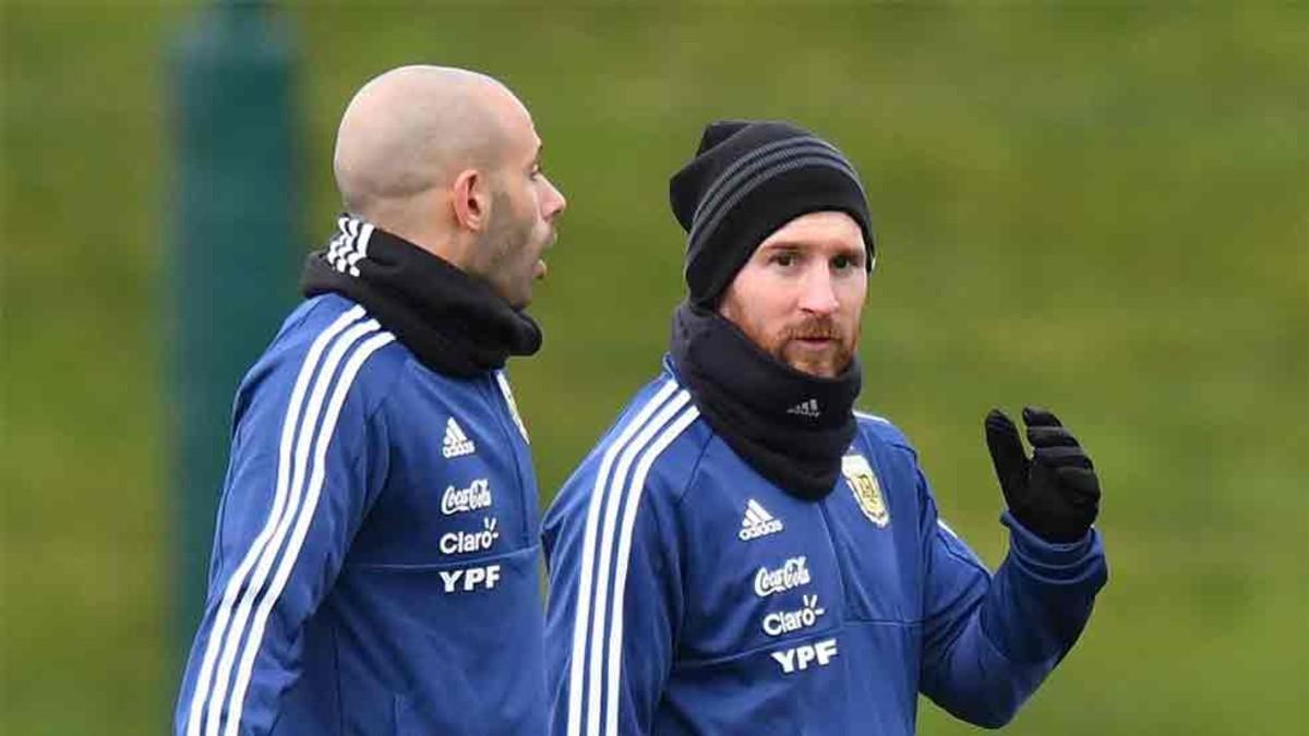 Messi está concentrado con Argentina