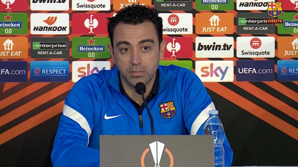 Xavi: "Queremos demostrar que podemos competir ante un gran rival como el Nápoles"