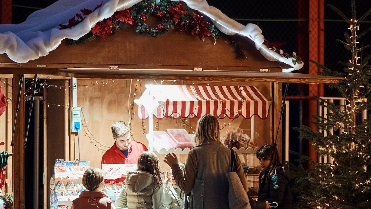 Puesto del mercadillo navideño del Valencia Christmas Market