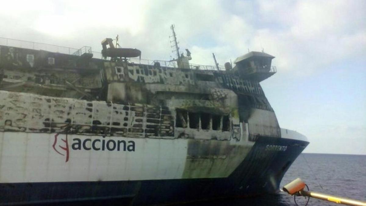 Grimaldi pide llevar el ferry 'Sorrento' a Sagunto