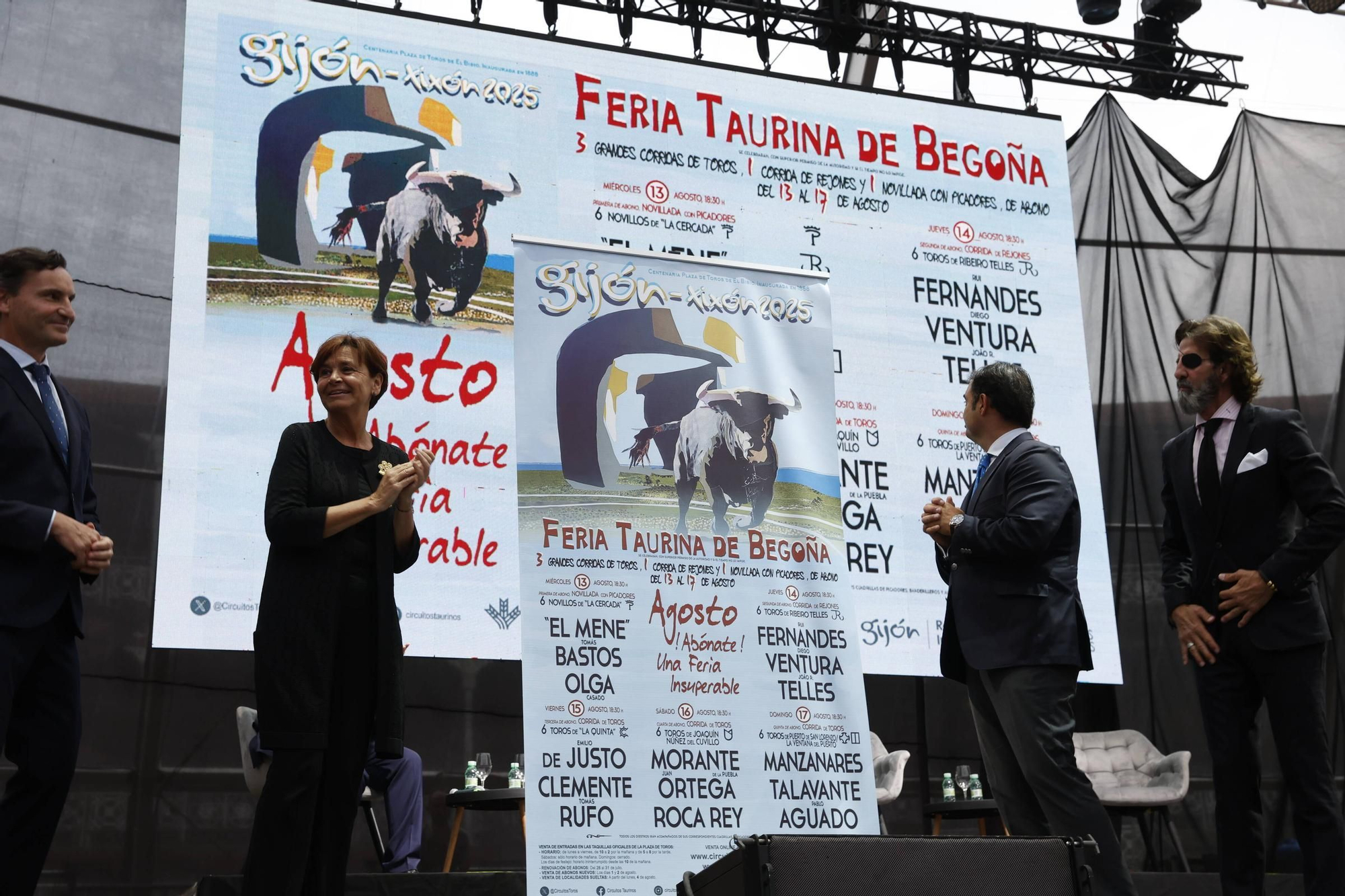 Así fue la presentación de la feria taurina de Gijón (en imágenes)