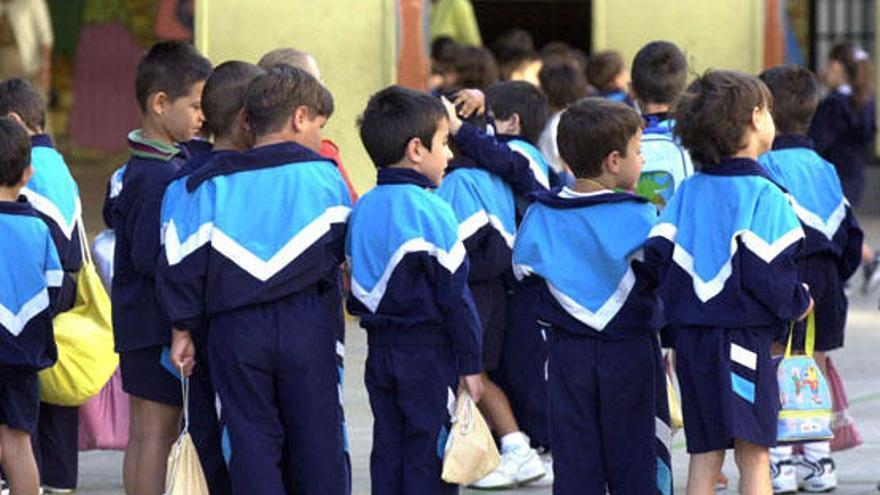 Escolares en un colegio público de la capital grancanaria. i LP/DLP