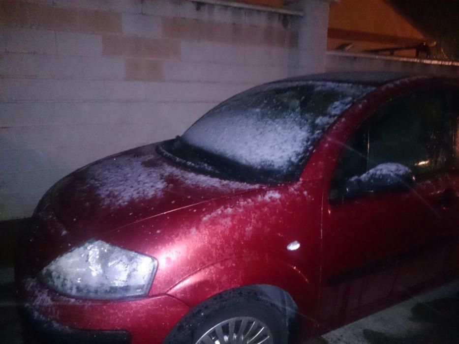 Primeras nieves de 2017 en la provincia de Málaga