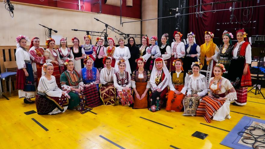 La canaria Olga Cerpa y Mestisay graban junto a voces búlgaras su nueva producción