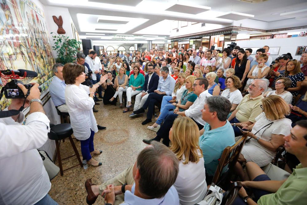 Acto de Sáenz de Santamaría en Alboraia