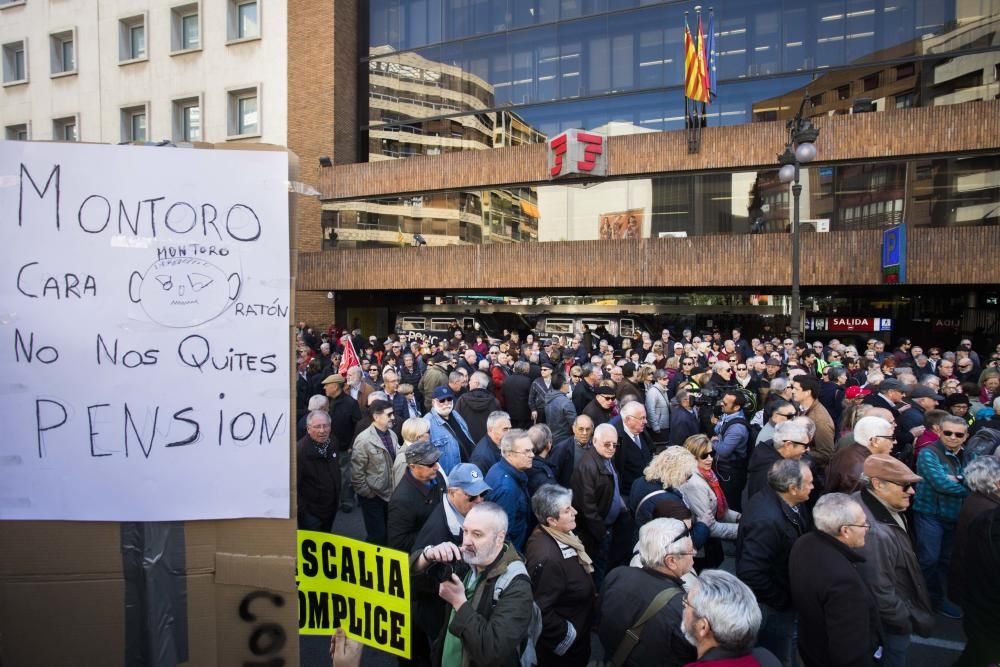 Manifestación en València por unas pensiones dignas