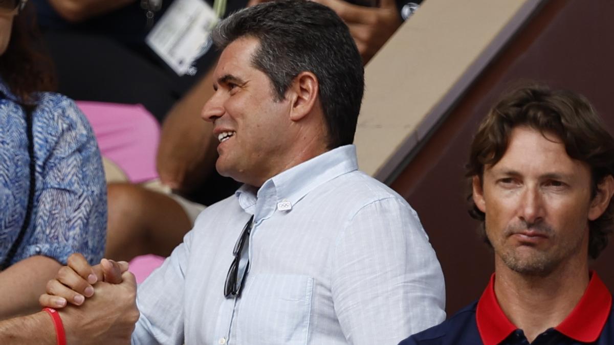 El padre de Carlos Alcaraz, junto a Juan Carlos Ferrero.