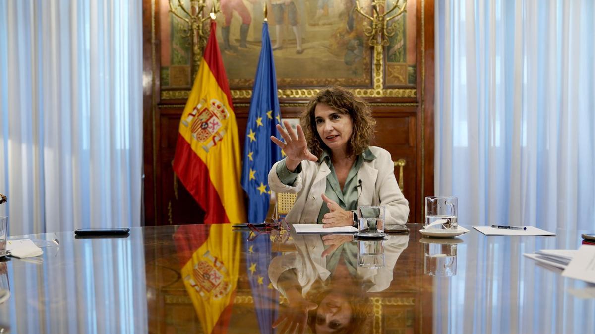 María Jesús Montero, ministra de Hacienda. FOTO JOSÉ LUIS ROCA