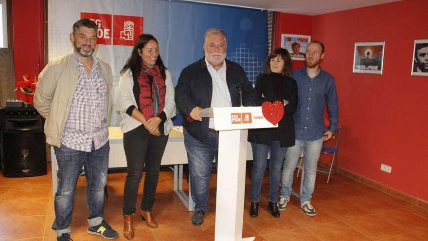 José Manuel Vilas, Marta Freire, Alfredo Iglesias y María Pierres e Iván Pastoriza. // Santos Álvarez