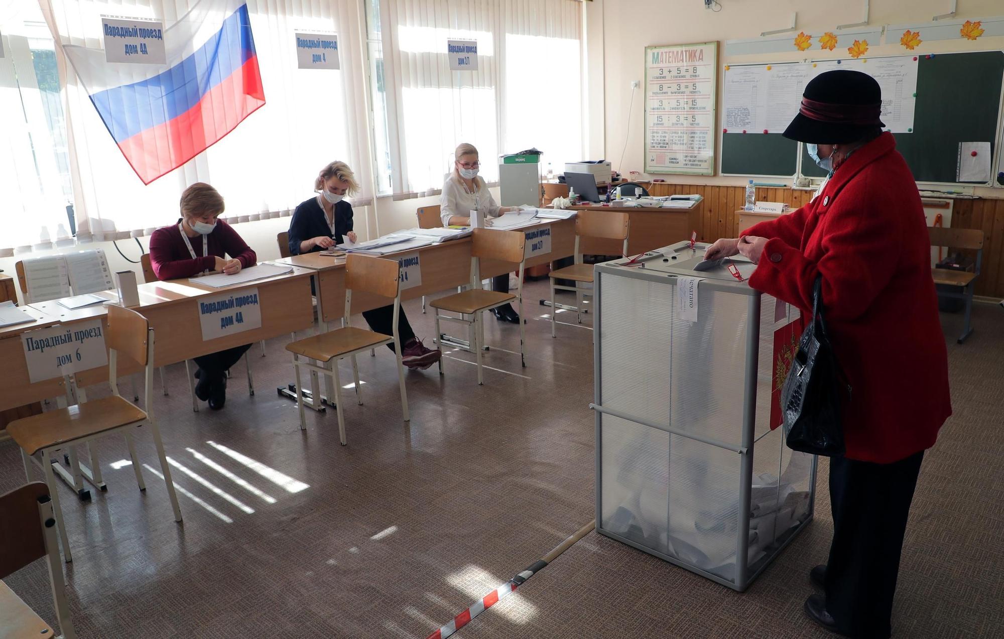 Colegio electoral en Rusia