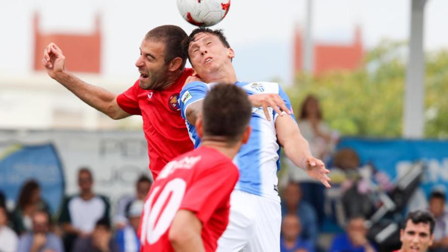 Imatge d&#039;arxiu d&#039;un partit de l&#039;Olot aquesta temporada