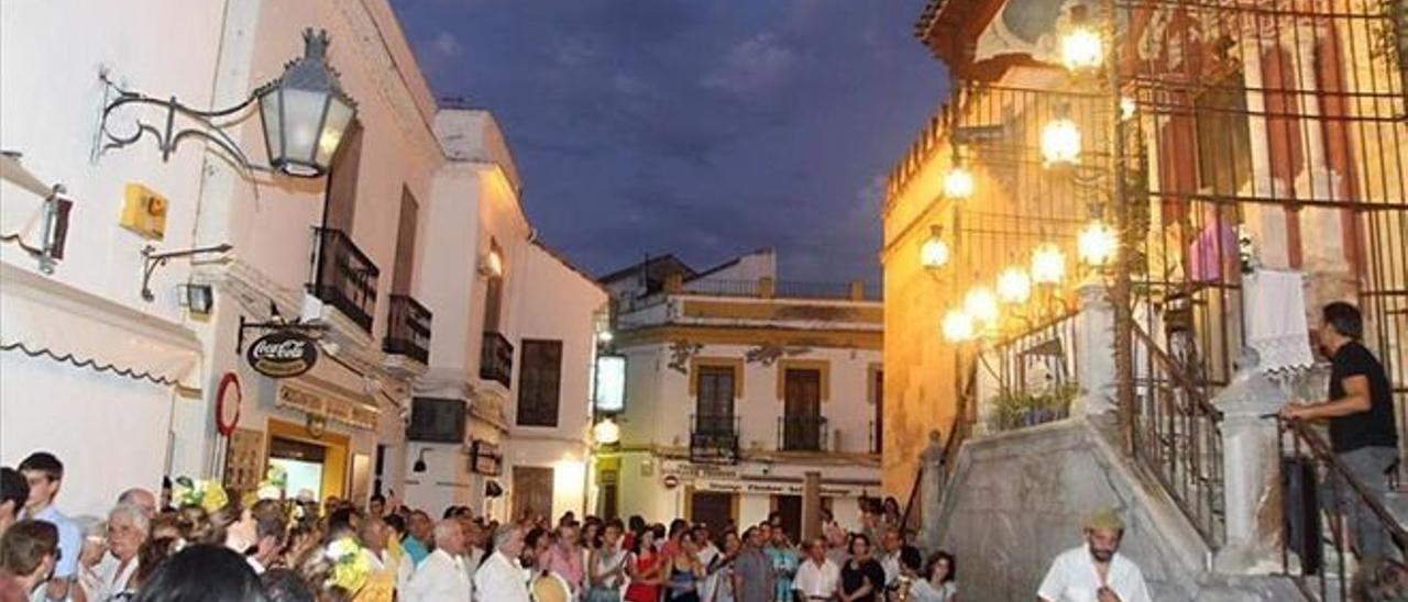 Imagen de archivo de la verbena del Triunfo, en honor de la Virgen de los Faroles.