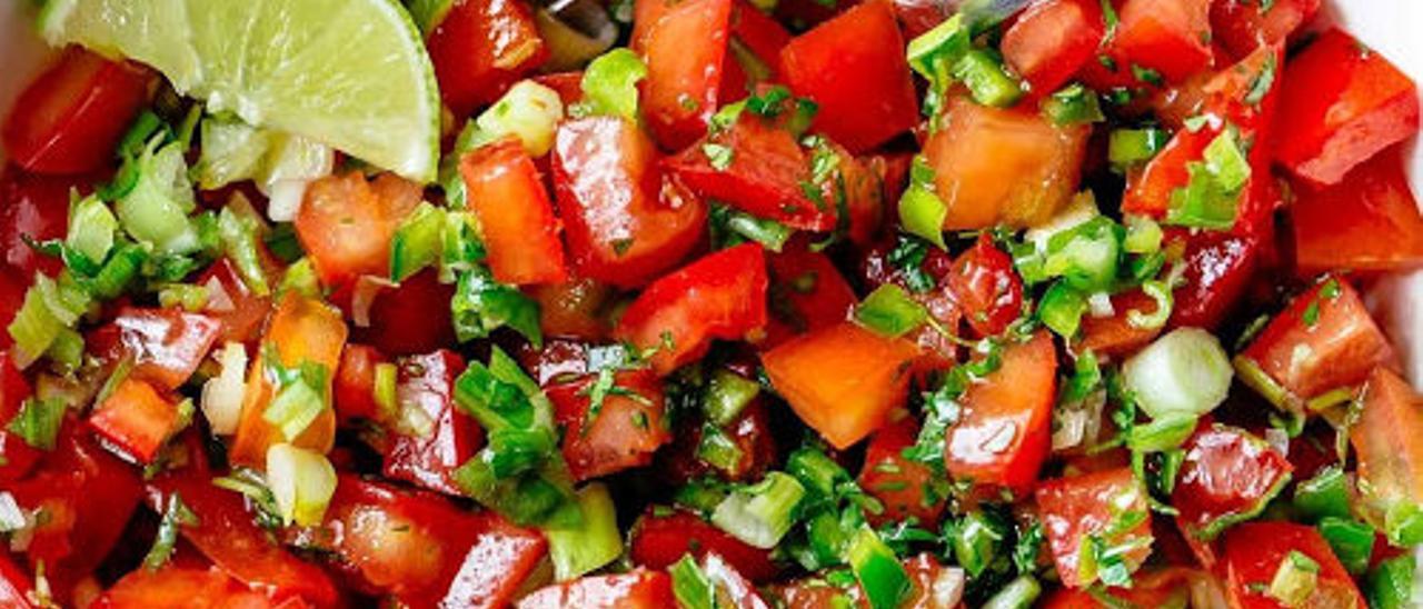 Pico de gallo.