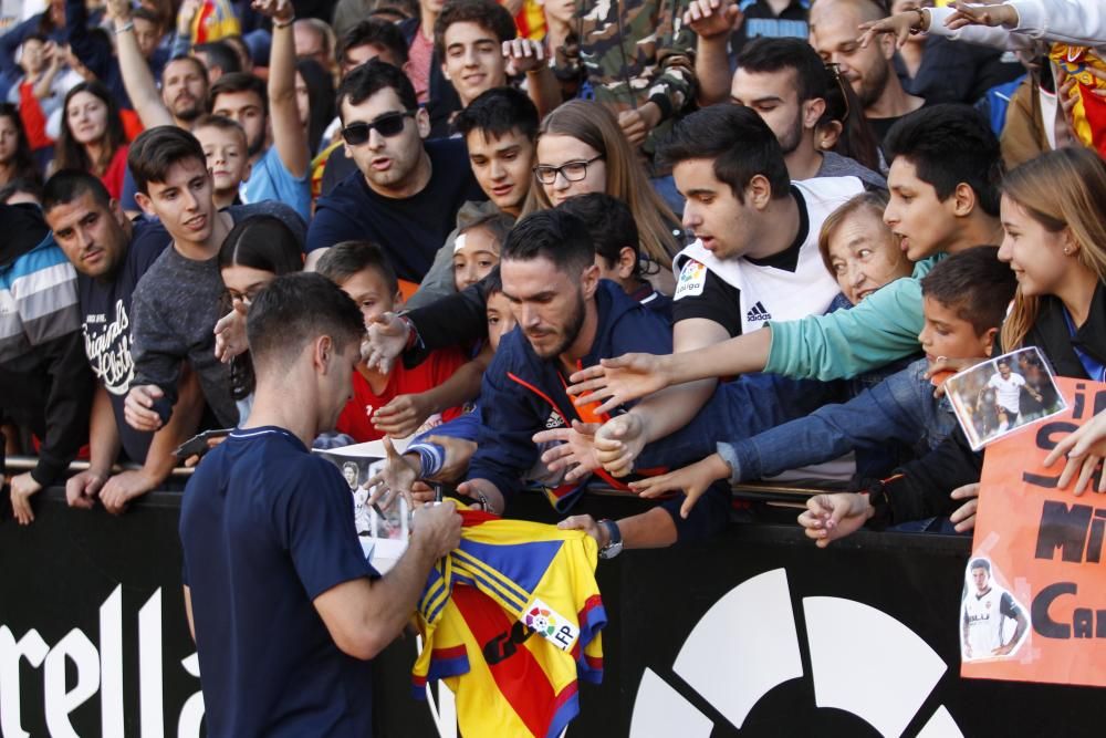 La espectacular afición del Valencia CF