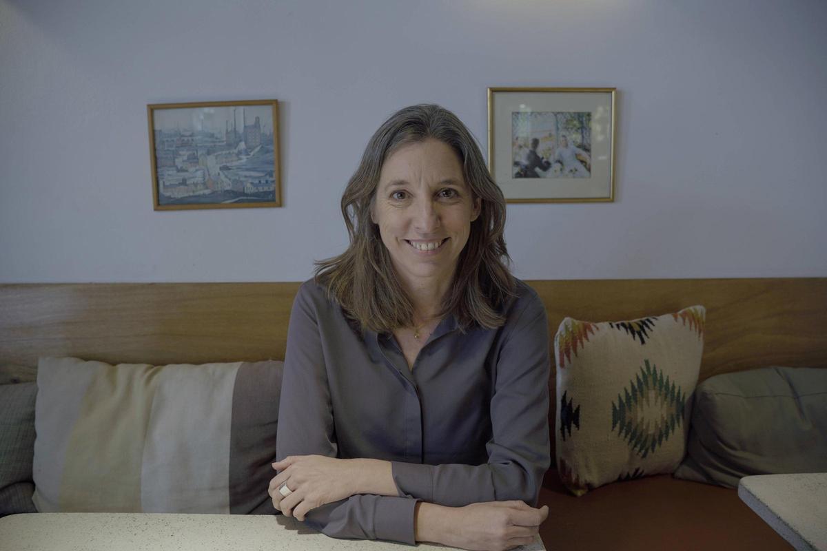 La escritora mallorquina Llucia Ramis, este miércoles antes de la presentación de ‘Un metro cuadrado’ en Rata Corner