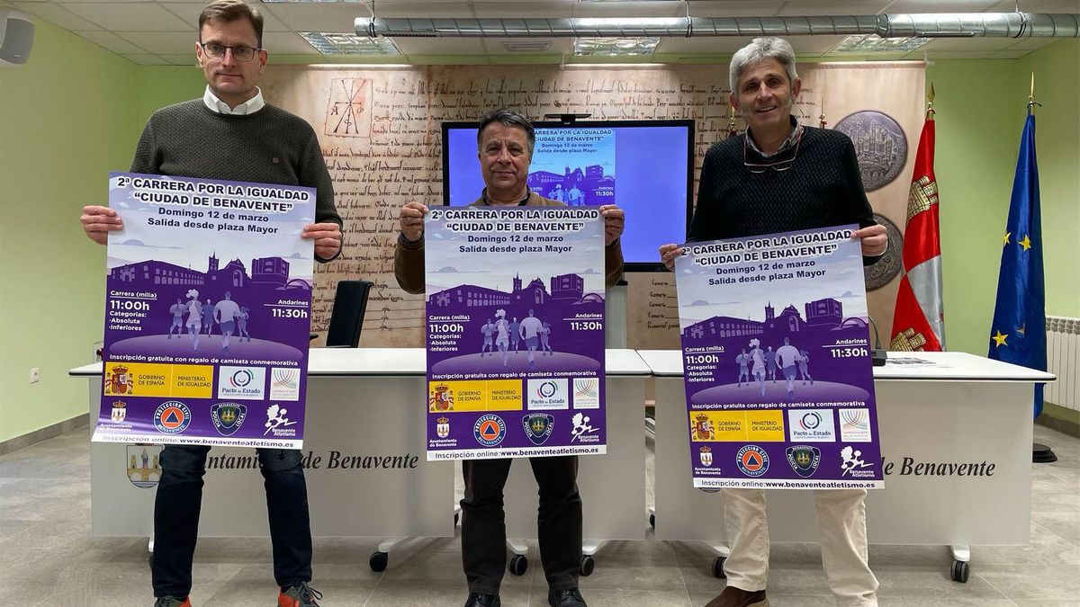 Presentación de la II Carrera por la Igualdad Ciudad de Benavente.