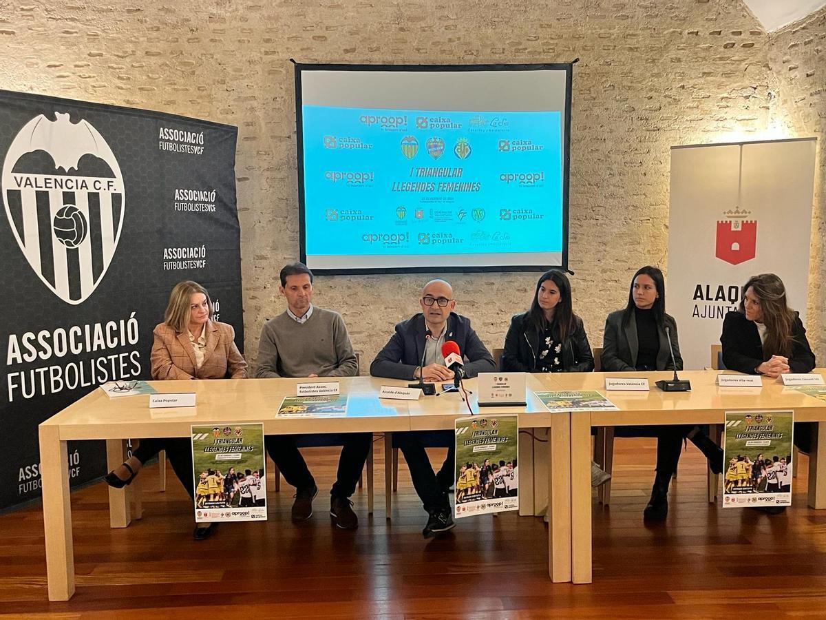 Rueda de prensa de presentación del Triangulas de Leyendas Femeninas de Alaquàs.