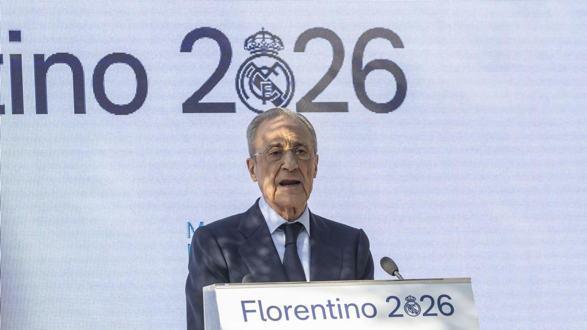Florentino lanza su primera propuesta para convencer al socio del Real Madrid: camisetas gratis