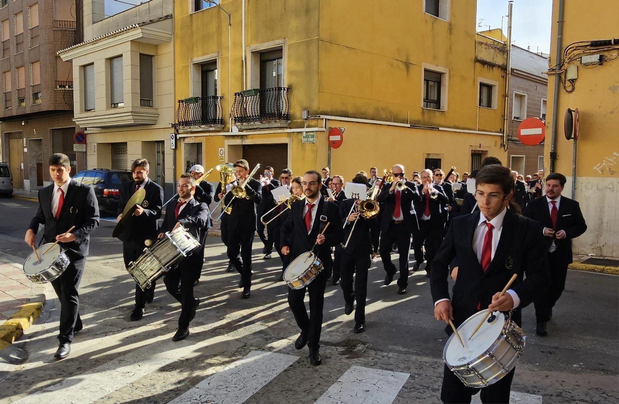 Celebración de Santa Cecilia en Benirredrà y Tavernes de la Valldigna