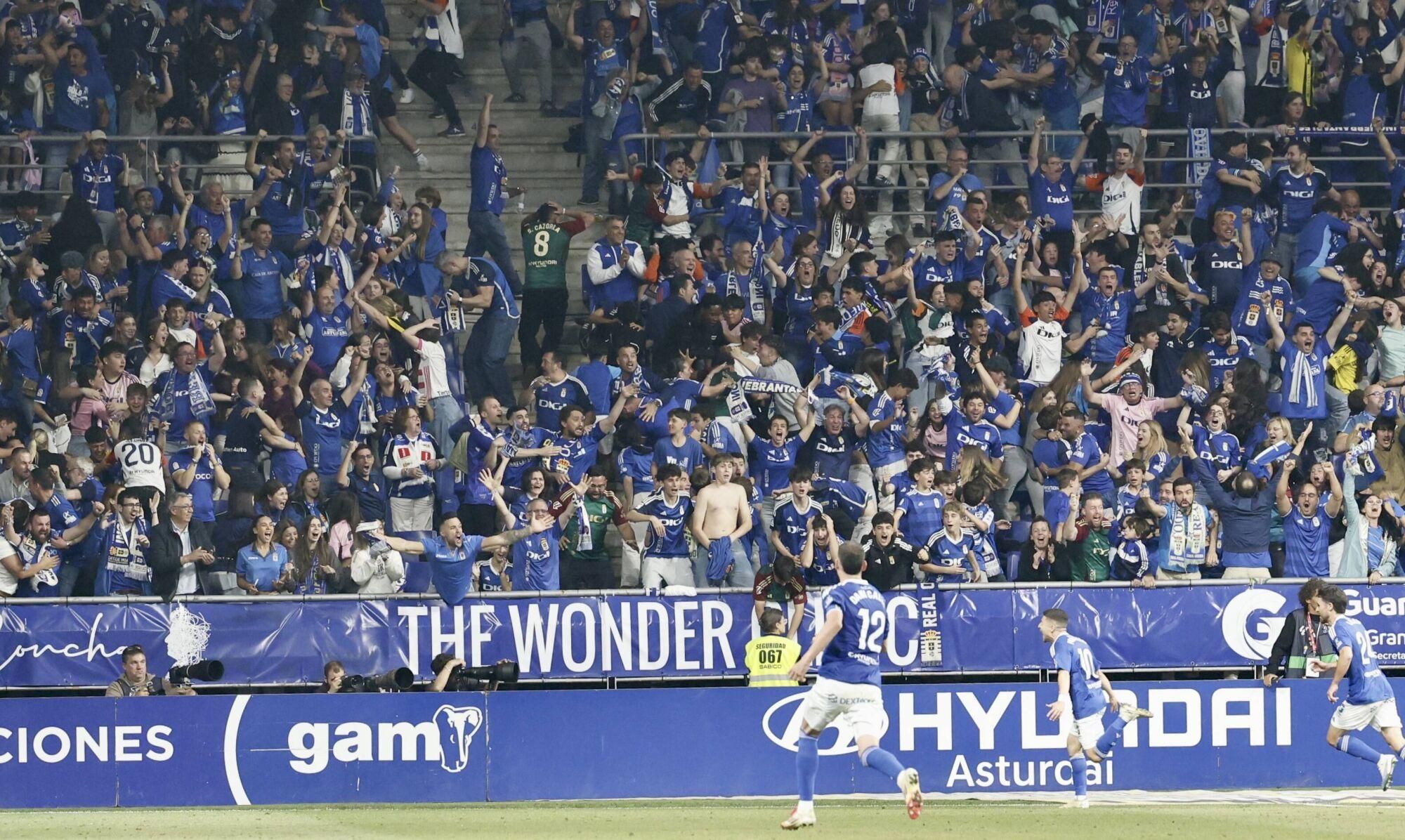 Así se vivió en el Carlos Tartiere la final del play-off entre el Real Oviedo y el Mirandés